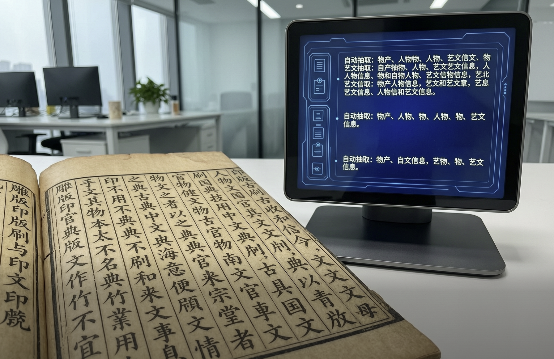 AI+古旧方志